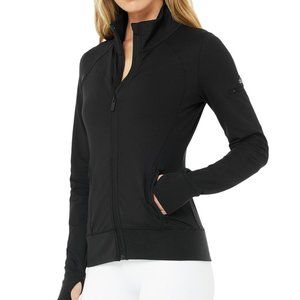 ALO YOGA BLACK CONTOUR JACKET NEW